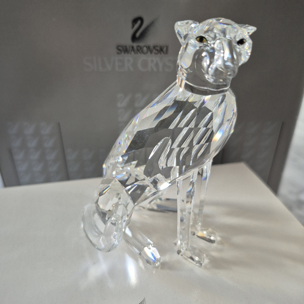 Swarovski Crystal Cat Figurine
